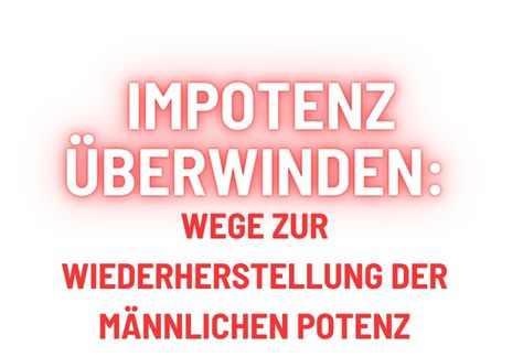 Impotenz überwinden Online Test